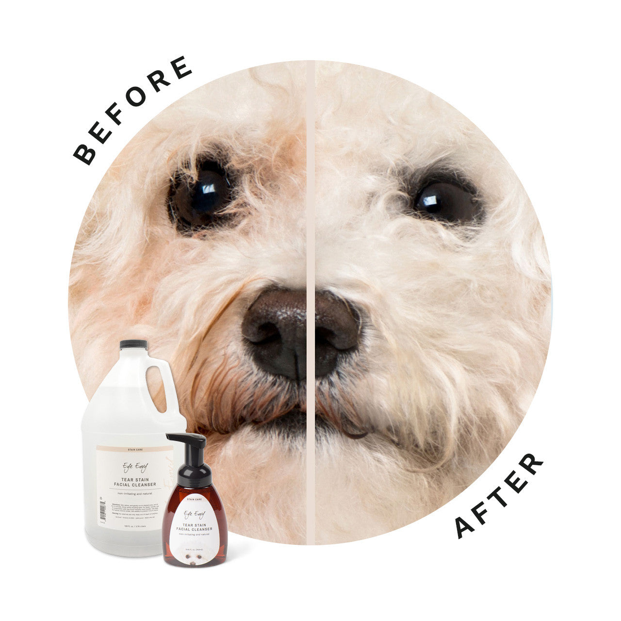 Eye Envy Tränenfleck-Gesichtsreinigungsschaum – Foaming Facial Cleanser, 250 ml