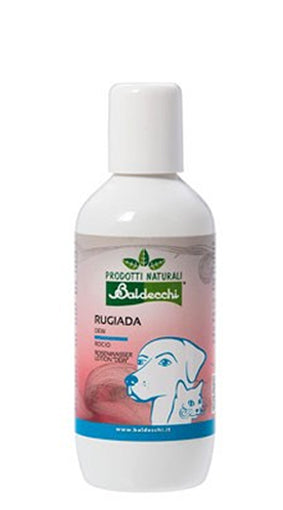 Baldecchi Rugiada Rosenöl Lotion für Hunde