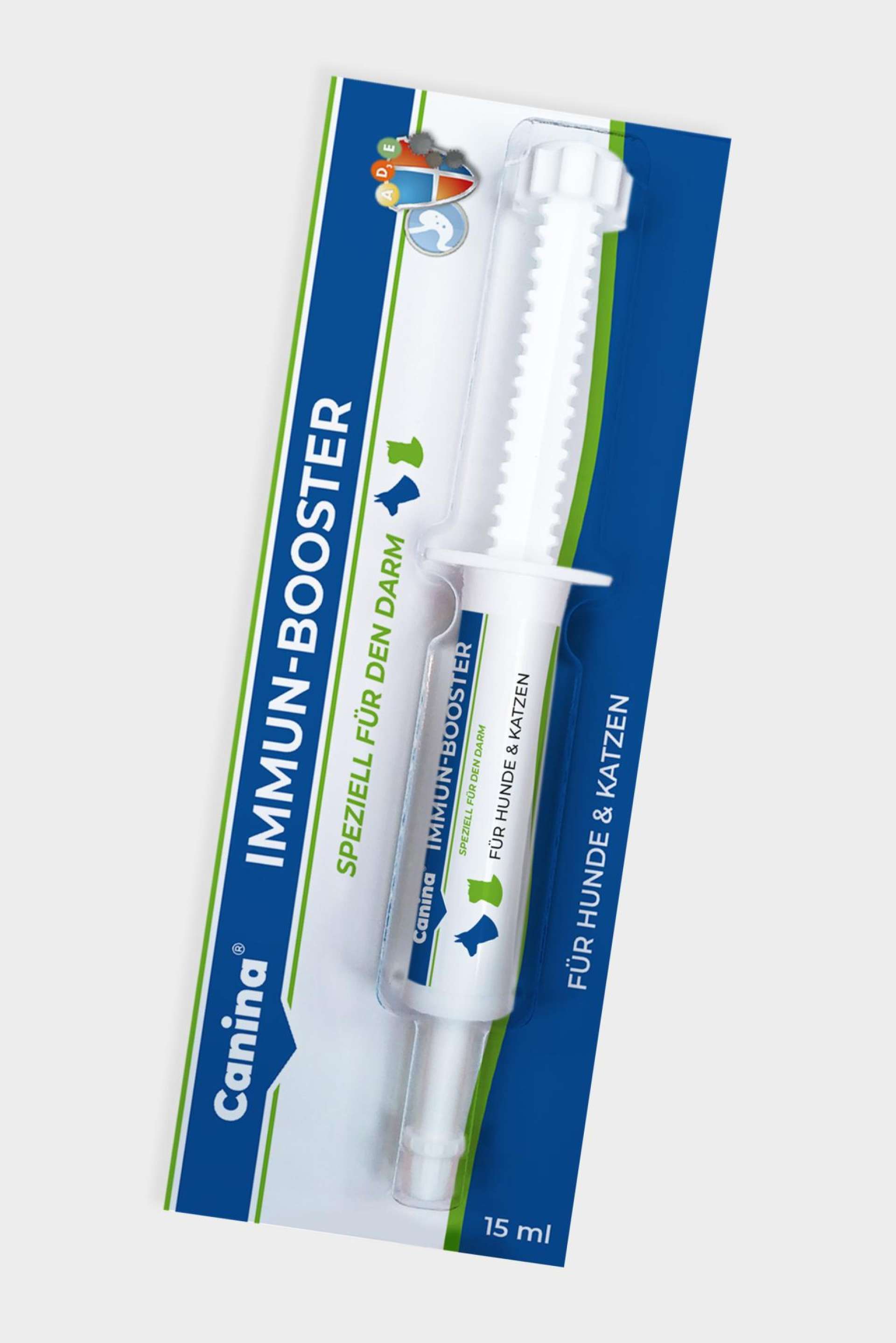 Canina Immun-Booster (Paste) für den Darm, Diät-Ergänzungsfuttermittel für Hunde & Katzen, 15 ml
