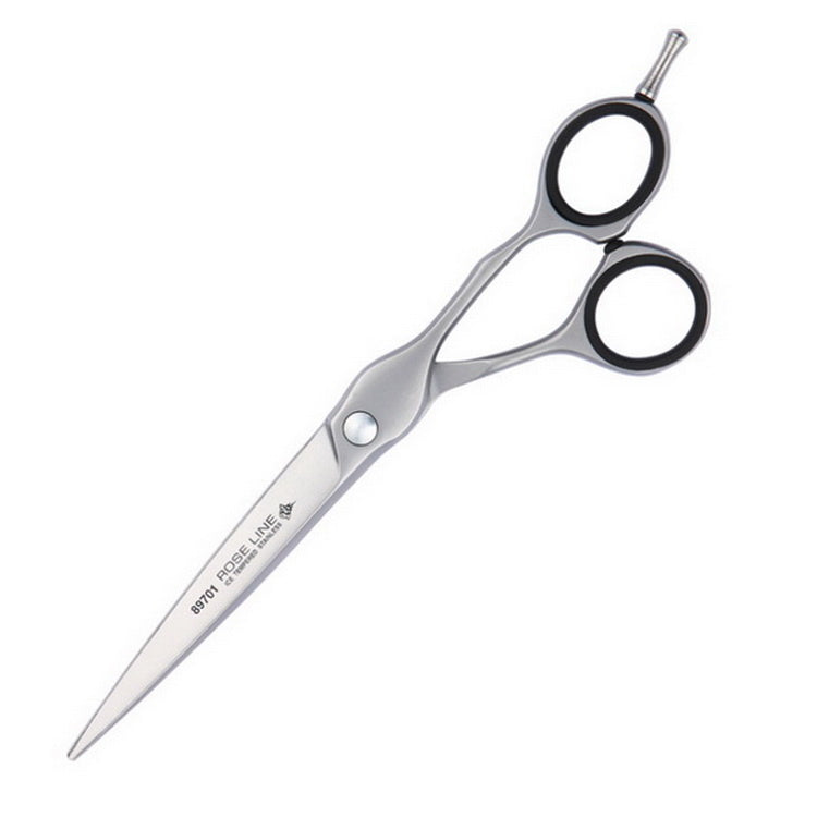 Rose Line 89701 Grooming-Schere 7" satiniert – einseitig mikroverzahnt
