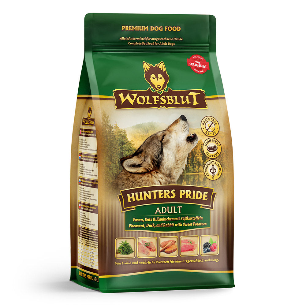 Wolfsblut Hunters Pride Adult Fasan Ente Kaninchen ohne Getreide gut verträglich