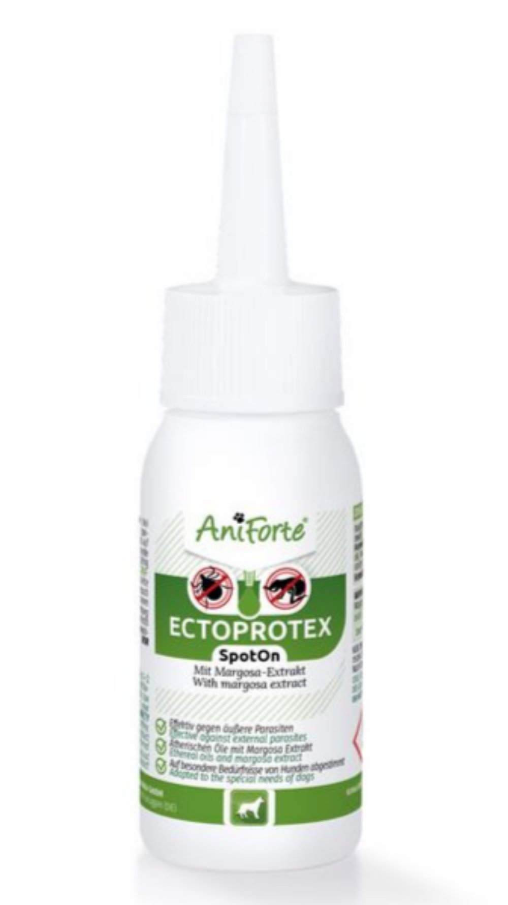 AniForte® Ectoprotex Spot-on für Hunde gegen Zecken, Flöhe & Milben, mit Margosa-Extrakt