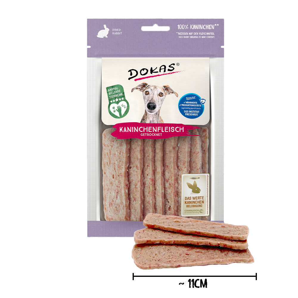 Dokas Kaninchenfleisch getrocknet 70 g