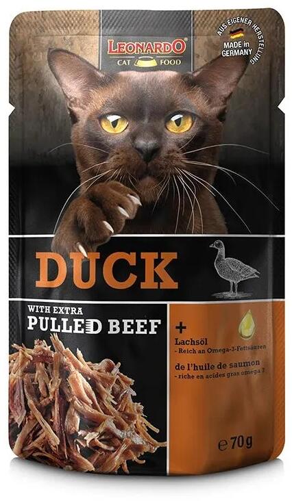 LEONARDO Pulled Beef – schonend gegartes Rind mit Lachsöl 16x 70gr