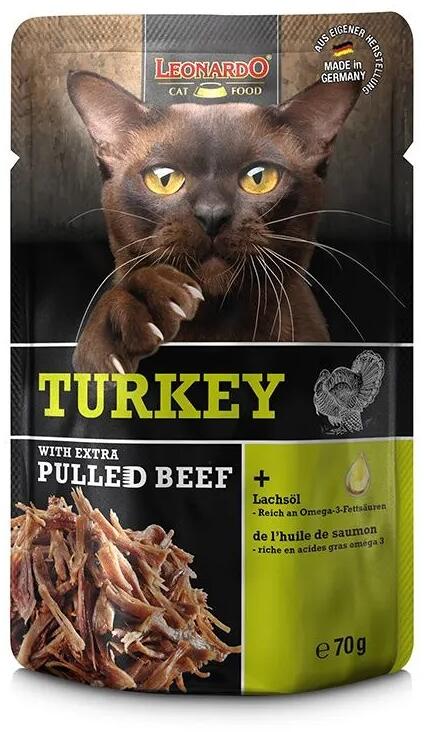 LEONARDO Pulled Beef – schonend gegartes Rind mit Lachsöl 16x 70gr