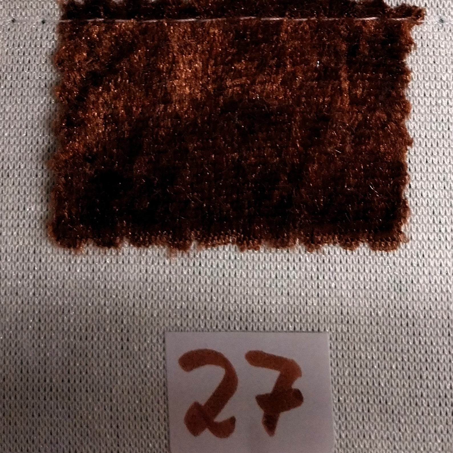 Welkas Halstuch, Dreiecktuch für große Hunde aus pflegeleichtem Pannesamt, doppellagig, uni