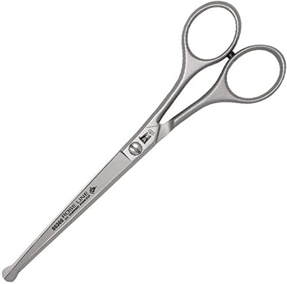 Rose Line 86366 Sicherheitsschere 6,5" gebogen – abgerundete Spitze, Solingen