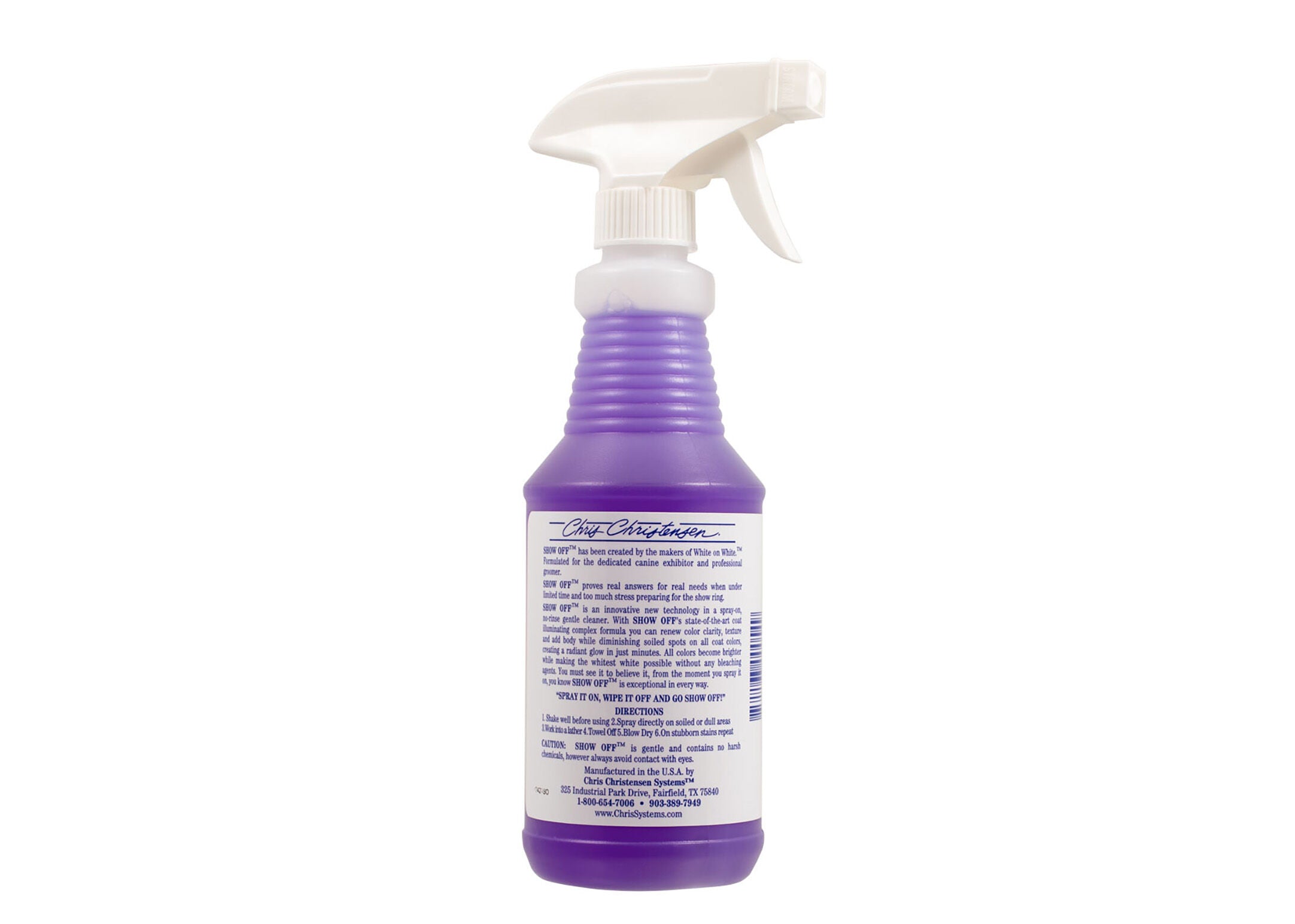 Chris Christensen Show Off – No Rinse Trockenshampoo für Hund & Katze