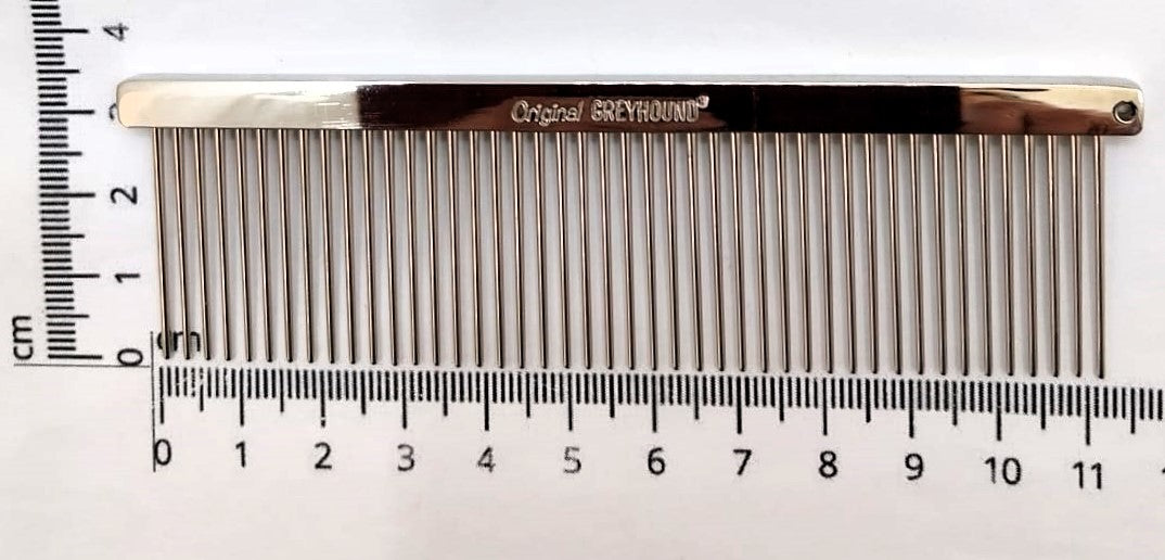 Greyhound comb 437N original medium ca. 11cm Hundekamm und Katzenkamm