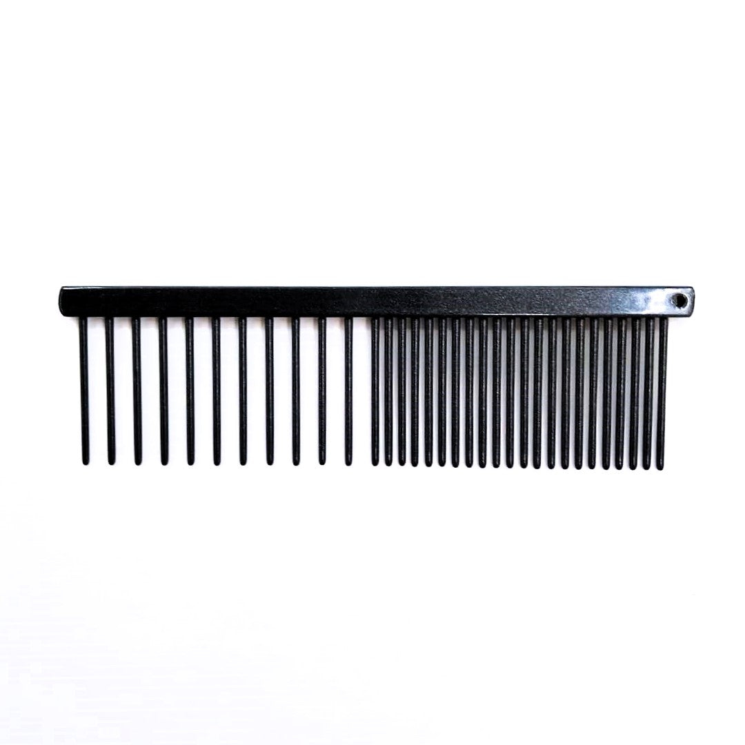 Greyhound comb 439BK medium - groß Teflon beschichtet ca. 11cm Hundekamm und Katzenkamm
