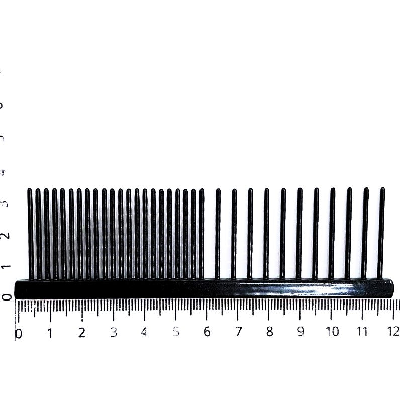 Greyhound comb 439BK medium - groß Teflon beschichtet ca. 11cm Hundekamm und Katzenkamm