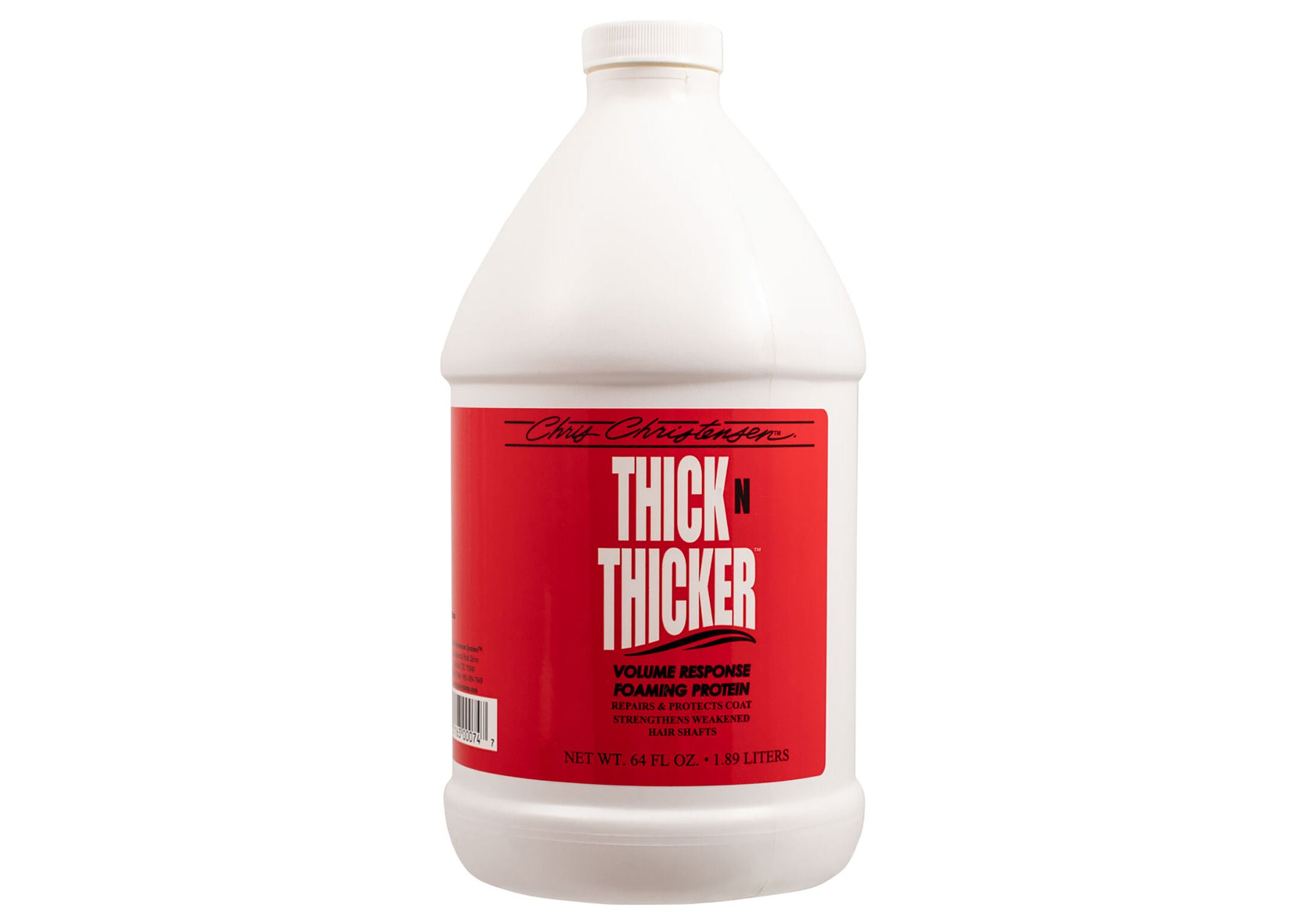 Chris Christensen Thick N Thicker Foaming Protein – Volumenpflege für Hunde & Katzen
