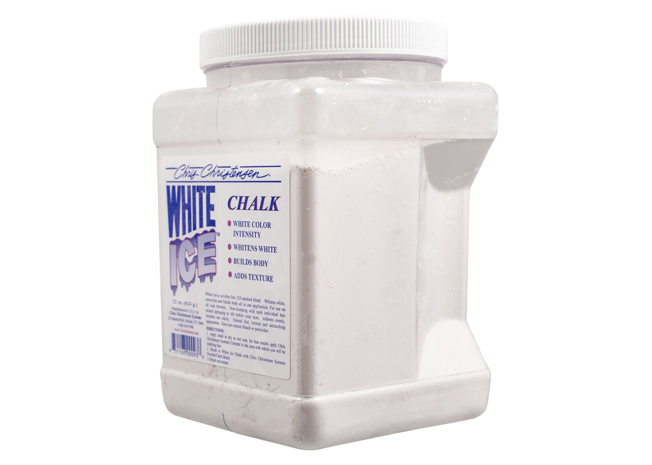 Chris Christensen White Ice Chalk – Aufhellung & Volumen für Hunde & Katzen