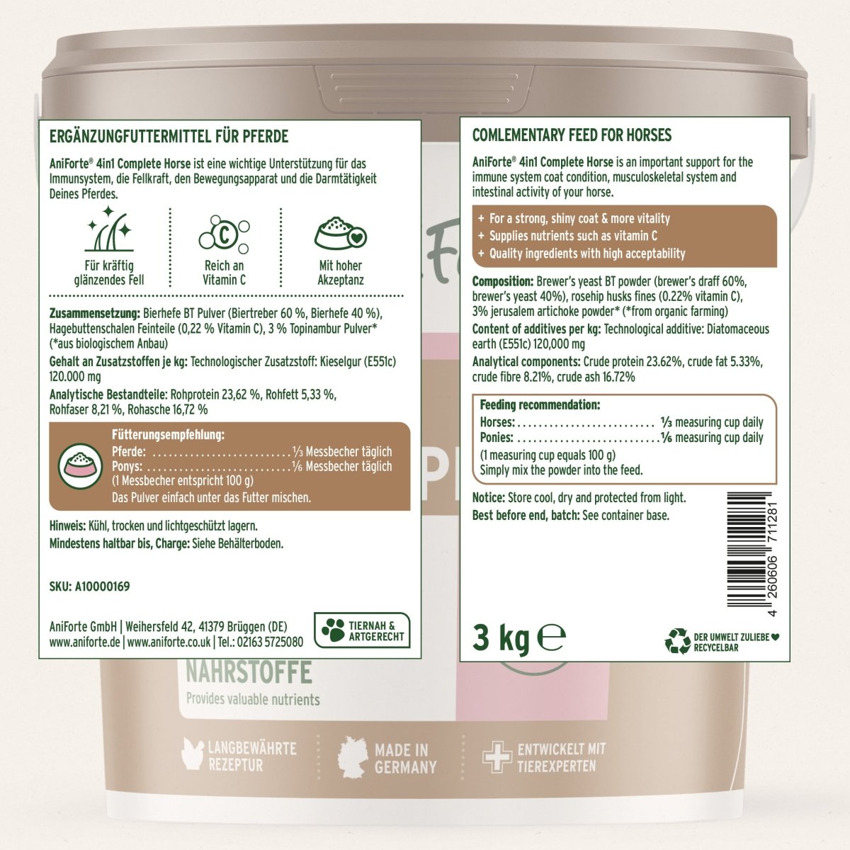 Aniforte 4in1 Complete Horse Immunsystem, Gelenke & Verdauung