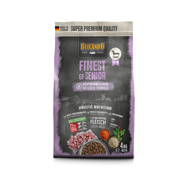BELCANDO Trockenfutter Finest GF Senior, Geflügel und Fisch