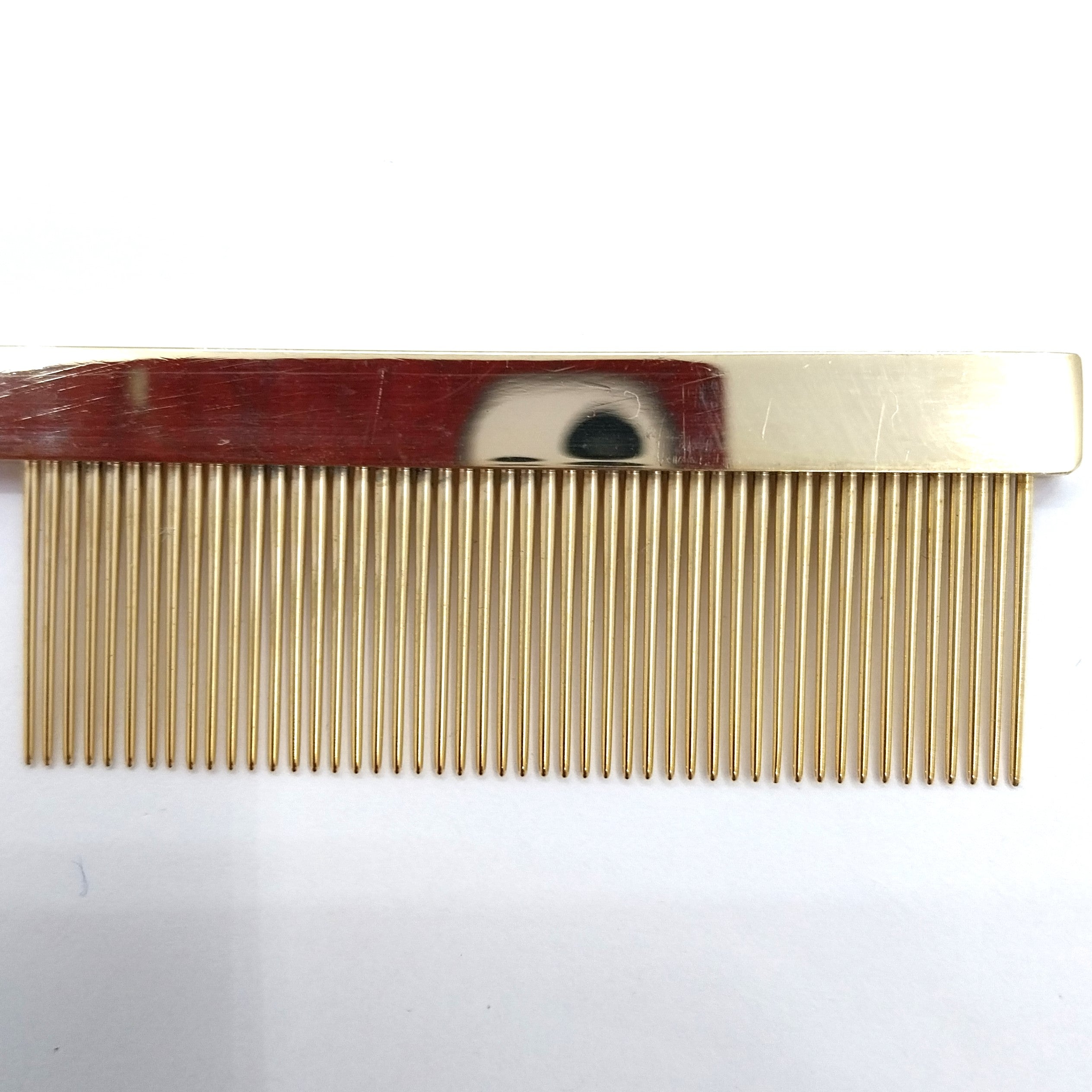 Spratts 72 – 18 Karat vergoldet, poliert, für feines langes Fell von sensibelen Hunden und Katzen