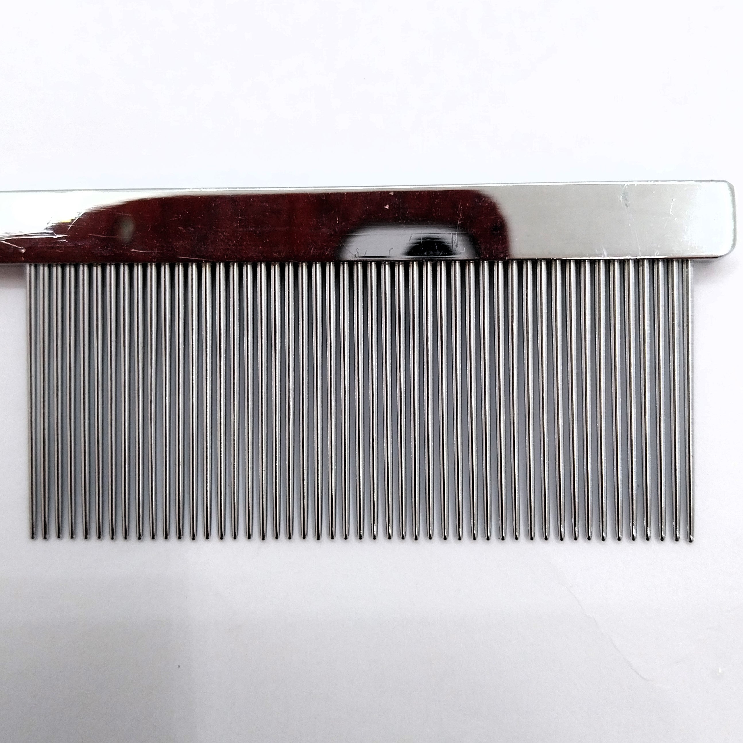 Spratts 72 fein gezahnt, long Pin (82), Messing verchromt, für feines langes Fell von Hunden und Katzen