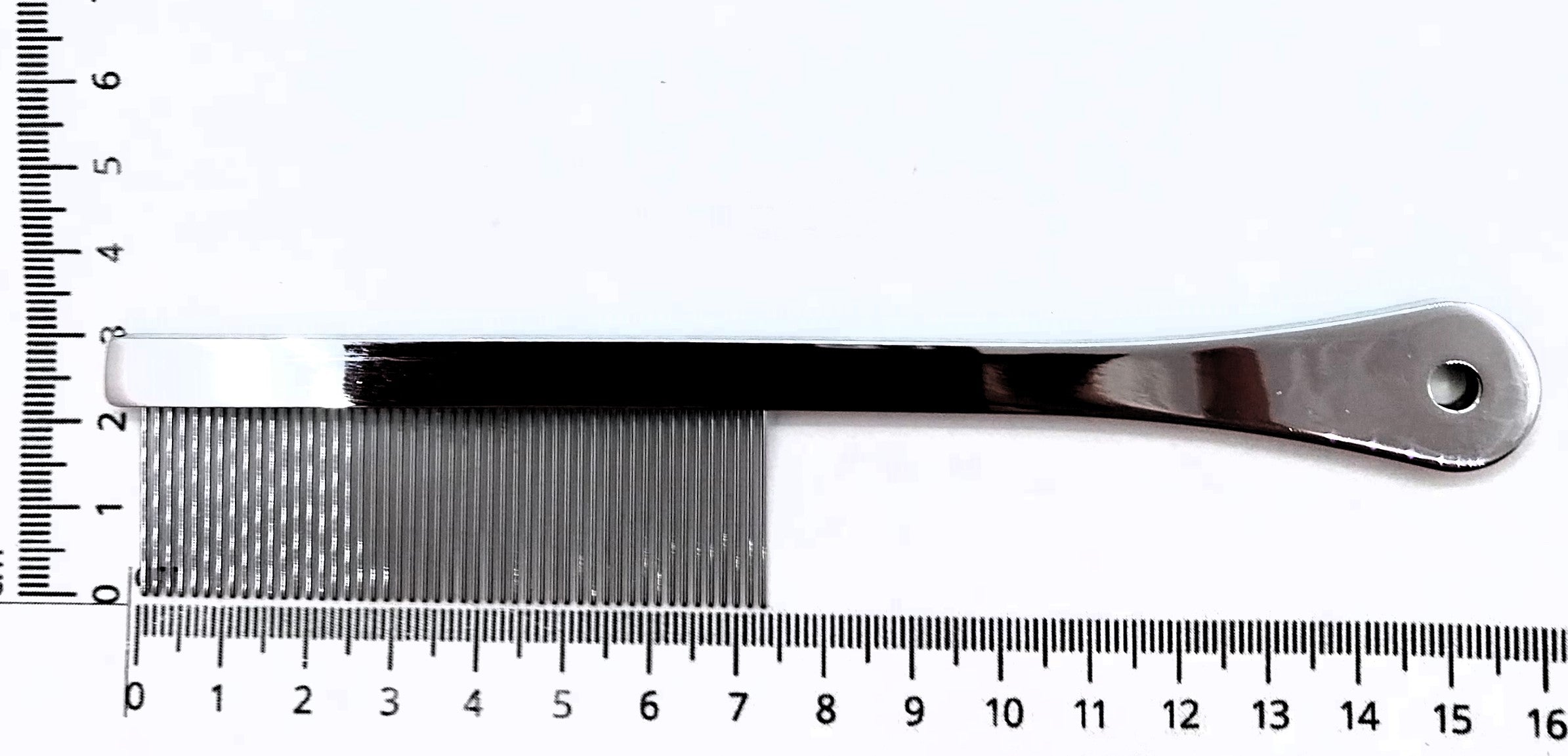 Spratts 72 fein gezahnt, Messing verchromt, für feines langes Fell von Hunden und Katzen