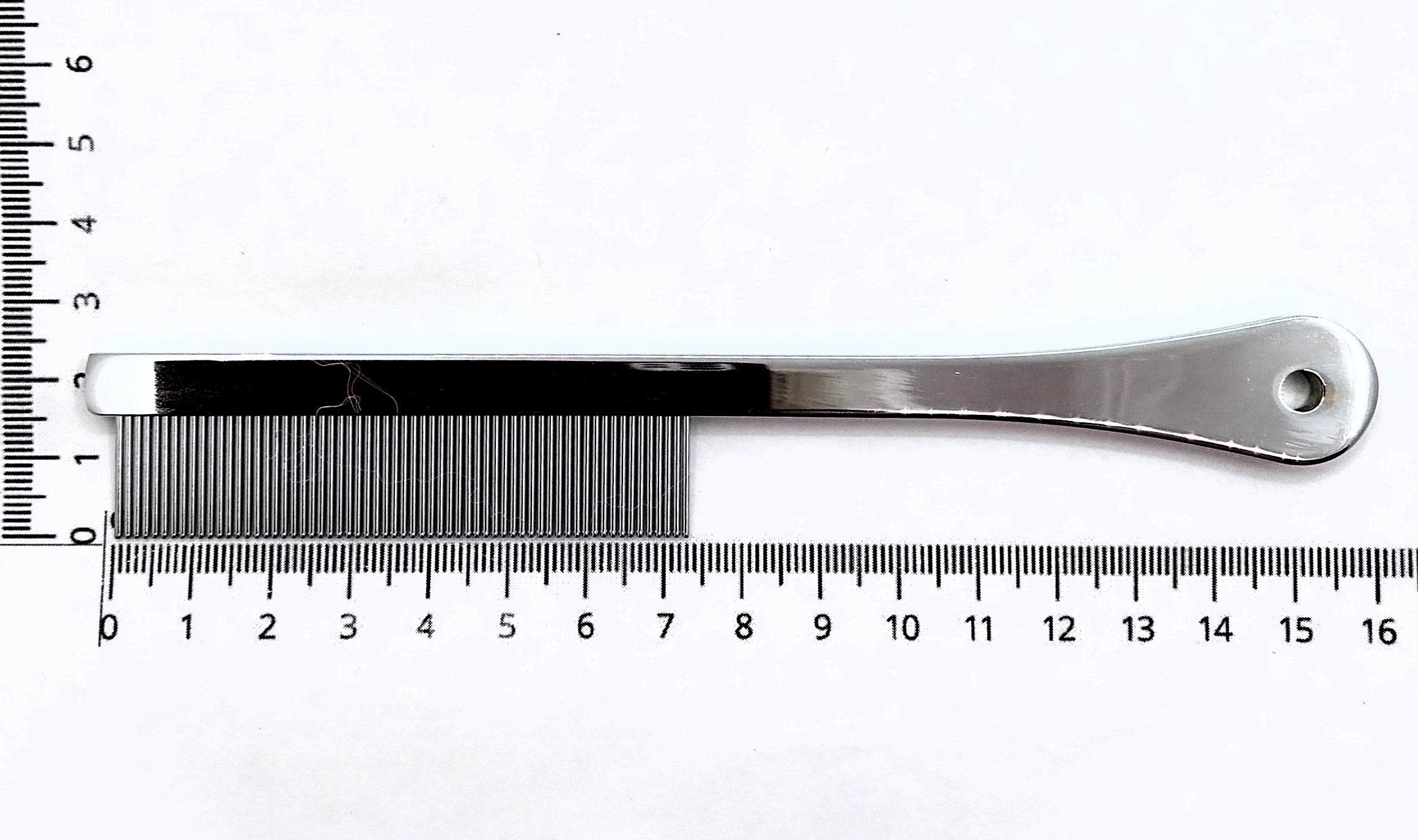 Spratts 73 extra fein gezahnt (Flohkamm), Messing verchromt, für sehr feines Fell und Gesicht