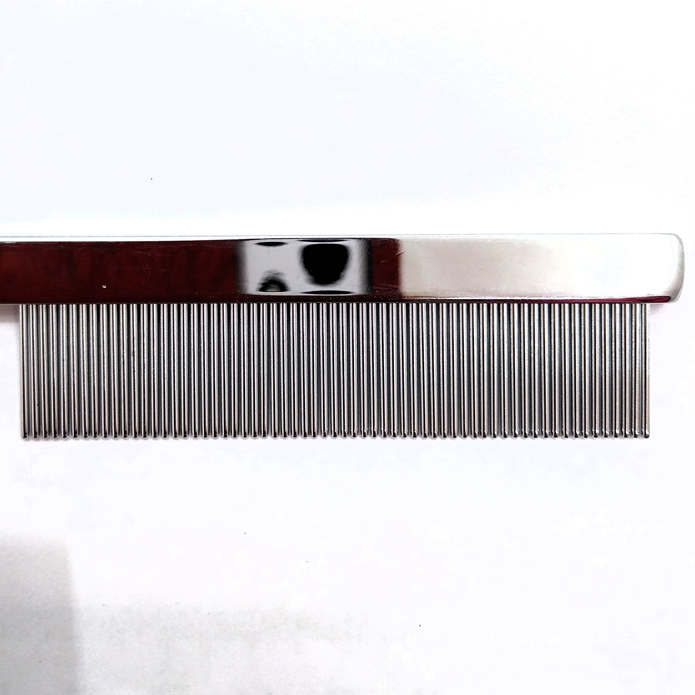 Spratts 73 extra fein gezahnt (Flohkamm), Messing verchromt, für sehr feines Fell und Gesicht