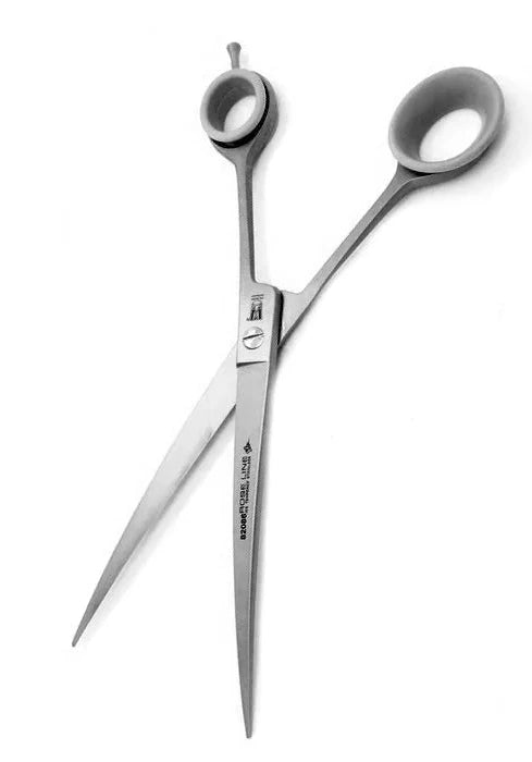 Rose Line 82086 Grooming-Schere 8,5" gebogen mit Fingerhaken – Solingen
