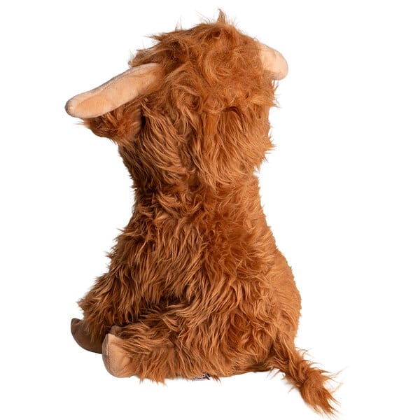 Highland Cow Kuh Hunde-Plüschspielzeug – Kuscheliger Spielgefährte