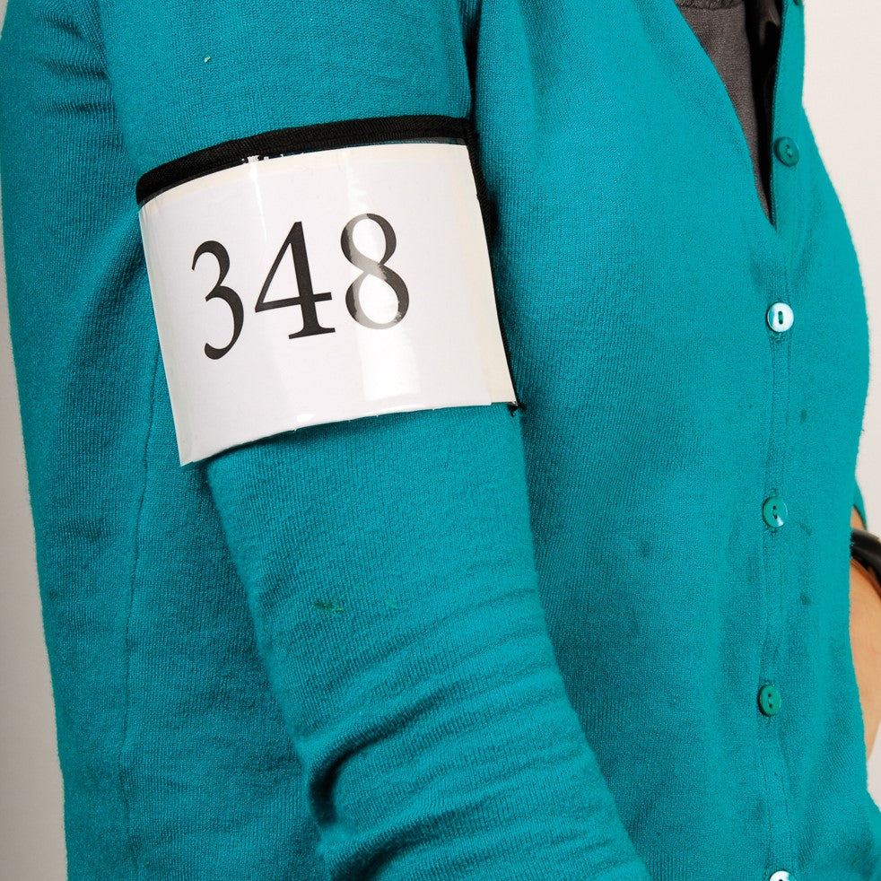 Show Tech Armband Number Holder, Armband-Nummernhalter 180x90mm für die Ausstellung