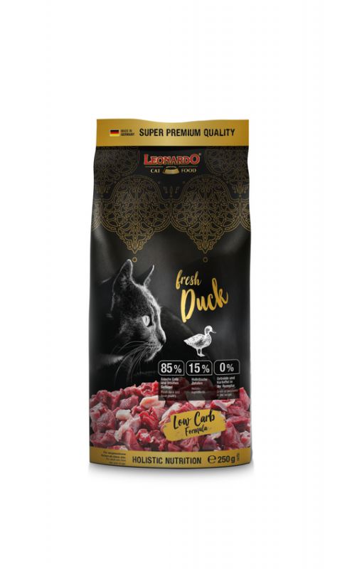 LEONARDO® fresh Duck & Poultry Trockenfutter für Katzen