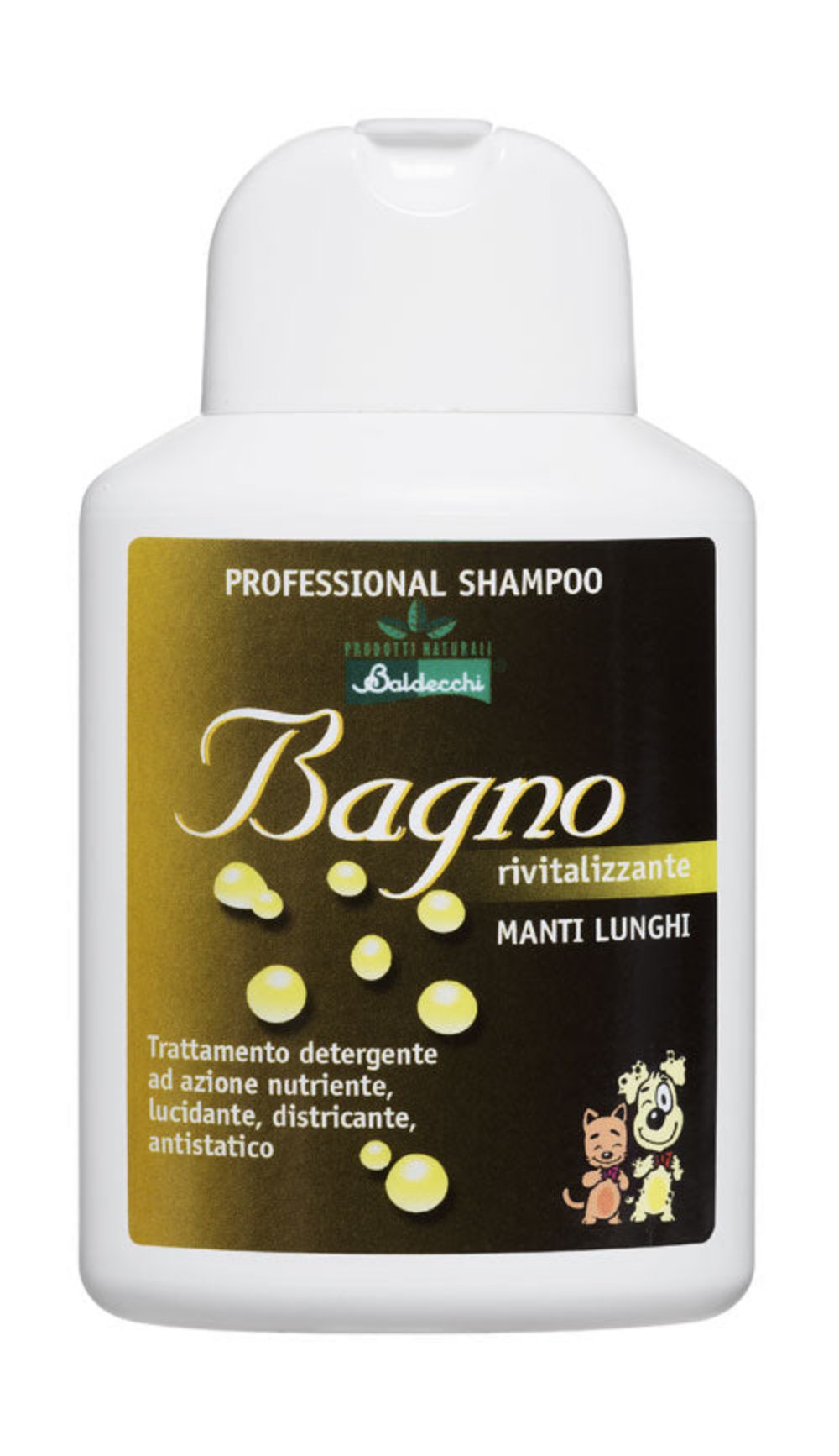 Baldecchi Bagno 250ml rivitalizzante Manti Lunghi Bad Hundeshampoo, Katzenshampoo