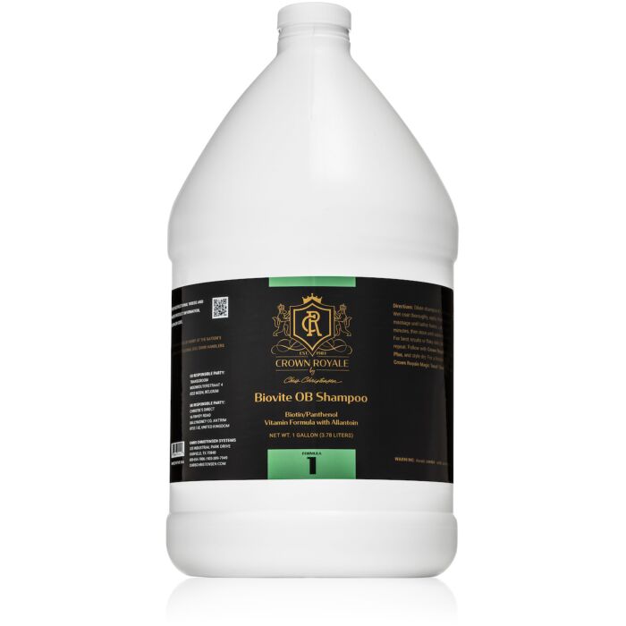 Crown Royale Biovite OB Shampoo #1 für feines seidiges Fell, Pflegeshampoo, Pet-Shampoo, 473 ml