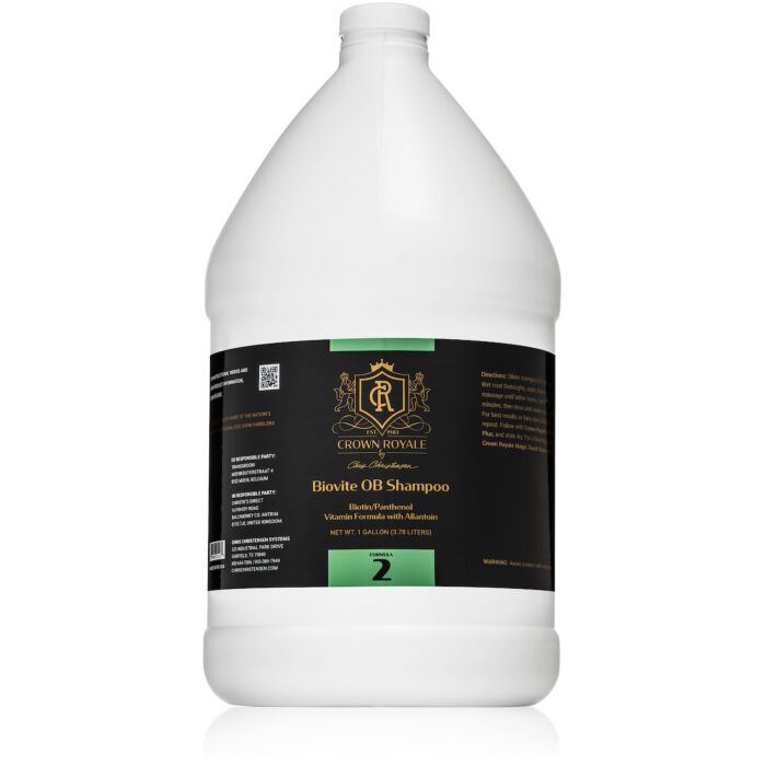 Crown Royale Biovite OB Shampoo #2 für mittlere Felldichte, Pflegeshampoo, Pet-Shampoo, 473 ml