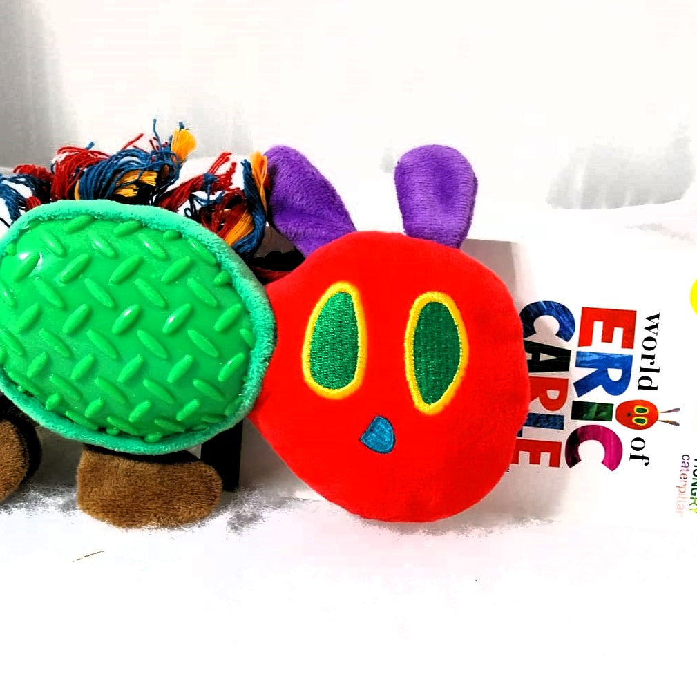 „Die kleine Raupe Nimmersatt“ Hundespielzeug mit Leckerli-Funktion