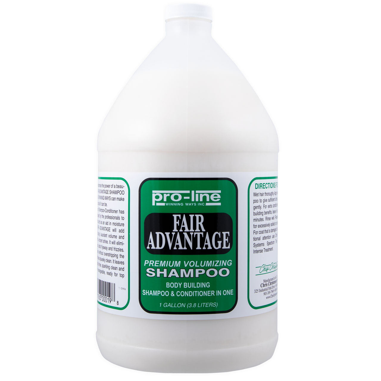 Chris Christensen Fair Advantage – 2-in-1 Volumen-Shampoo für Hund & Katze