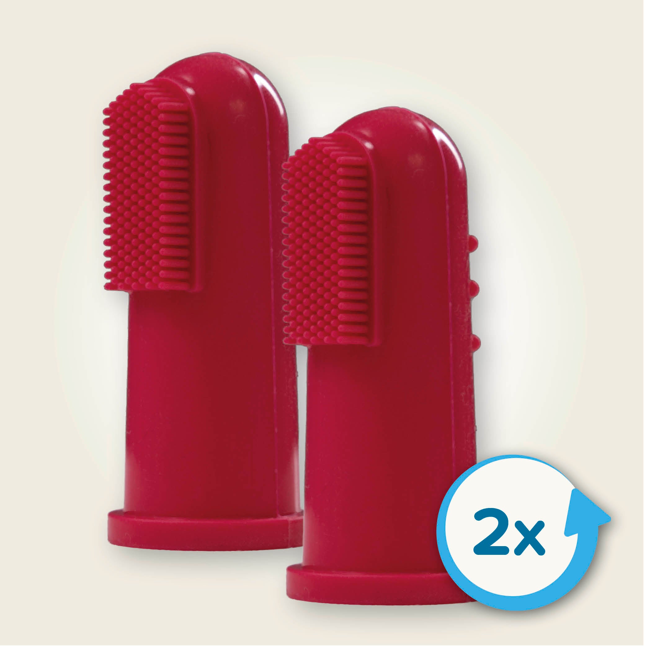 Beaphar Finger-Zahnbürste – Für Hund & Katze, 2 Stück