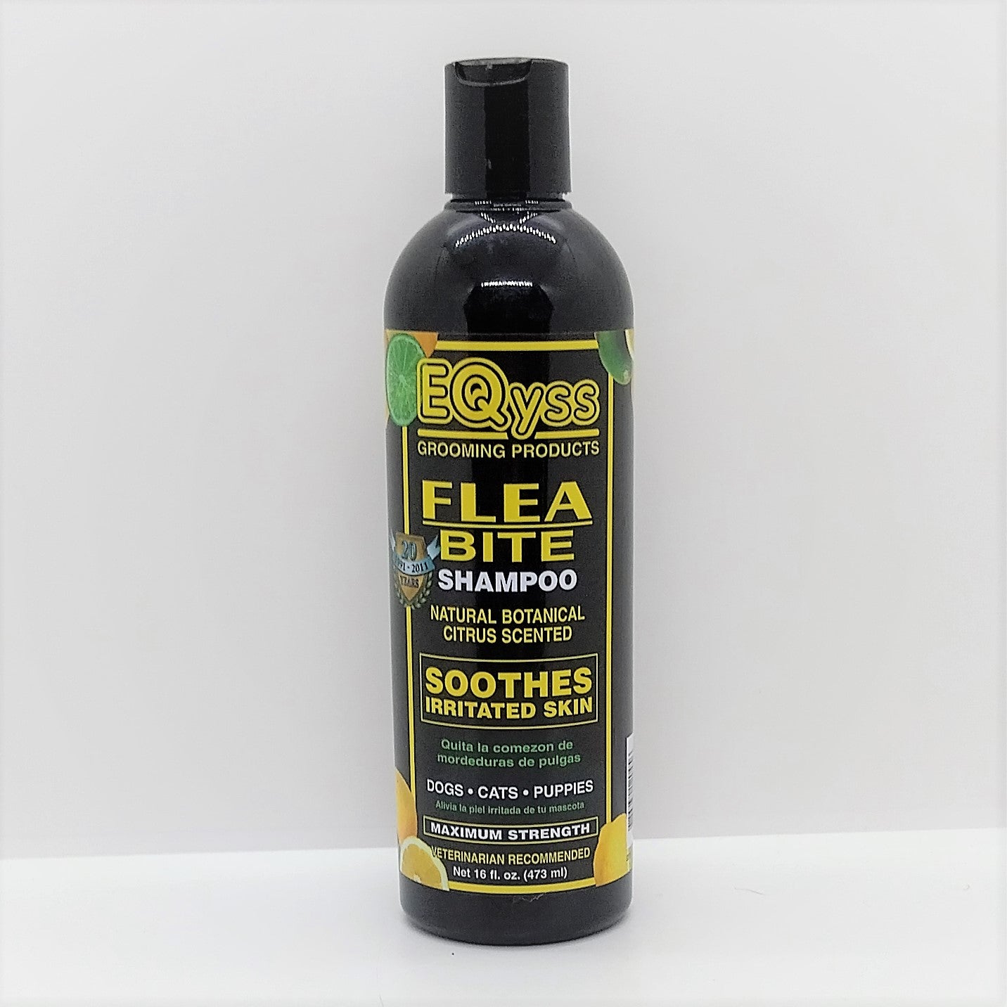Eqyss Flea Bite Shampoo – Natürliches Floh- und Zeckenshampoo bei Flohbissallergie, Hautjucken