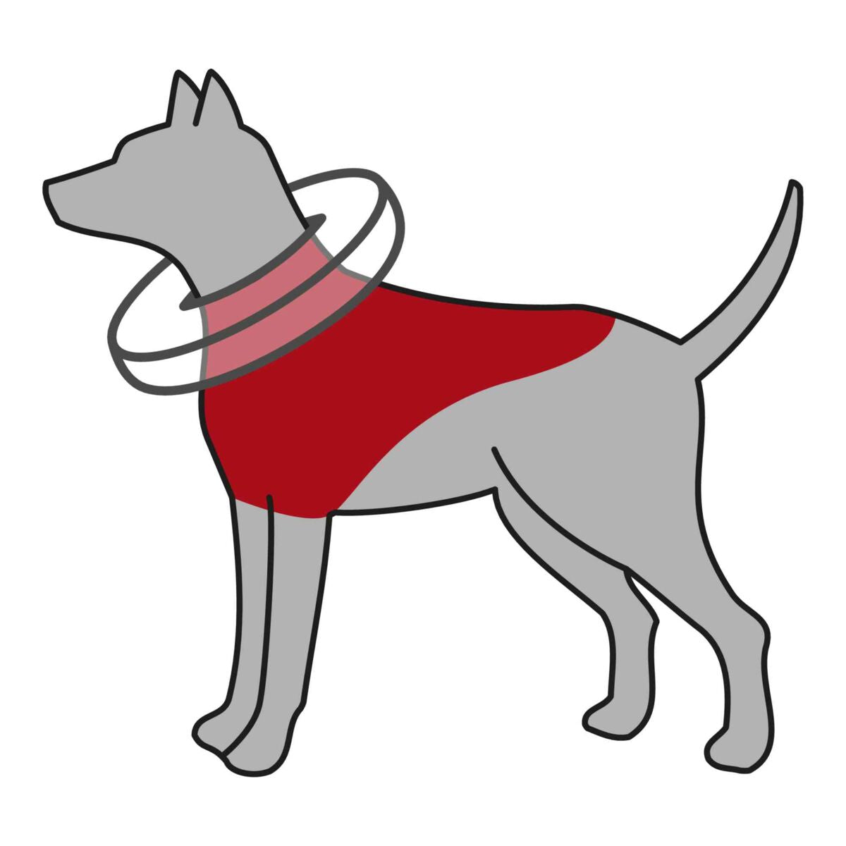 Trixie Aufblasbarer Schutzkragen aufblasbar für Hunde
