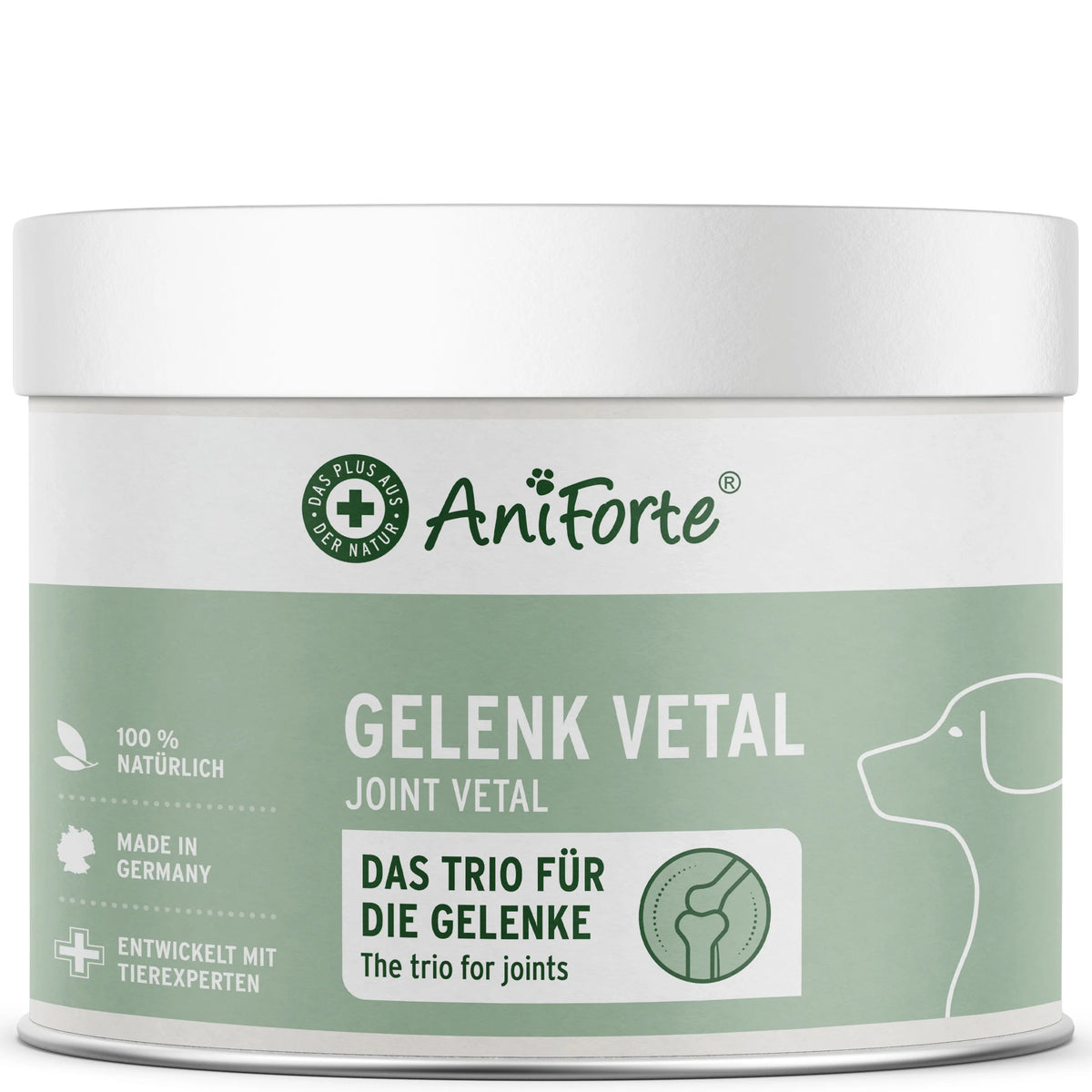 AniForte GelenkVETAL 3 Mischung aus Teufelskralle, Grünlippmuschel und Kollagen für gesunde Gelenke, 250g