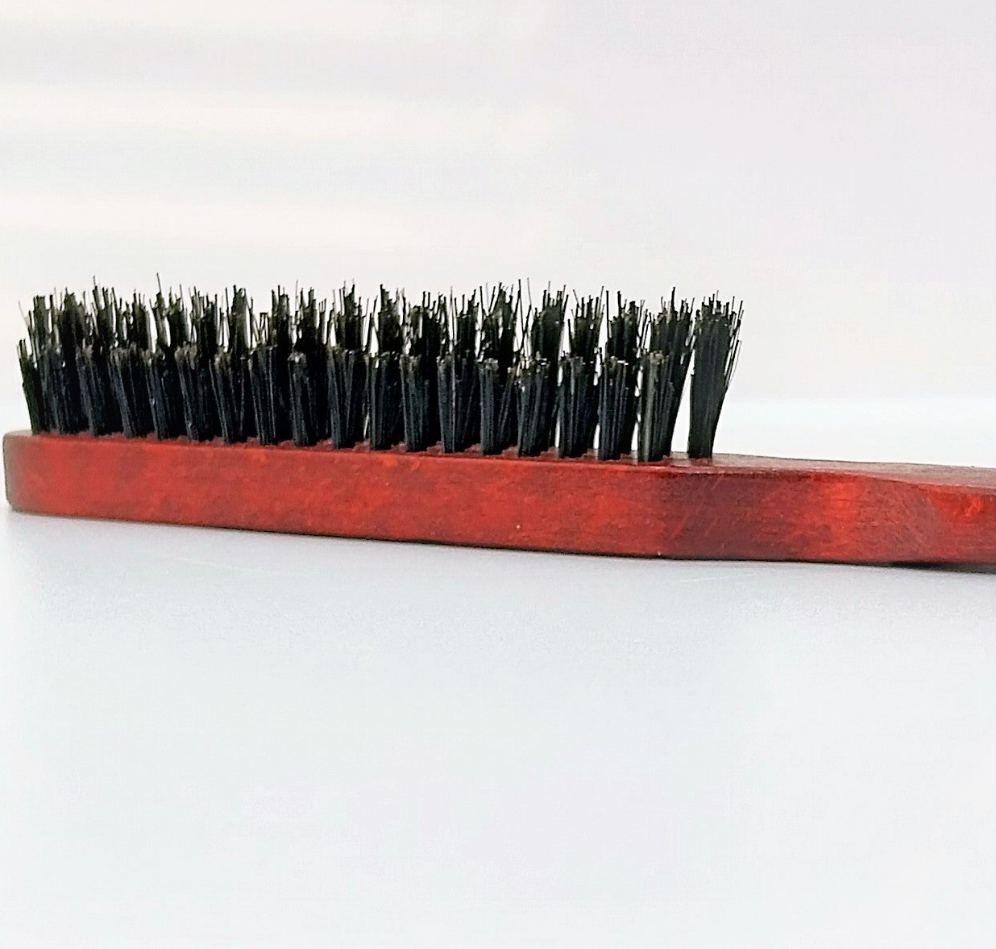 Keller Bürsten - Magic Volumer - Volumen- und Toupierbürste mit 3 Reihen Wildschweinborsten