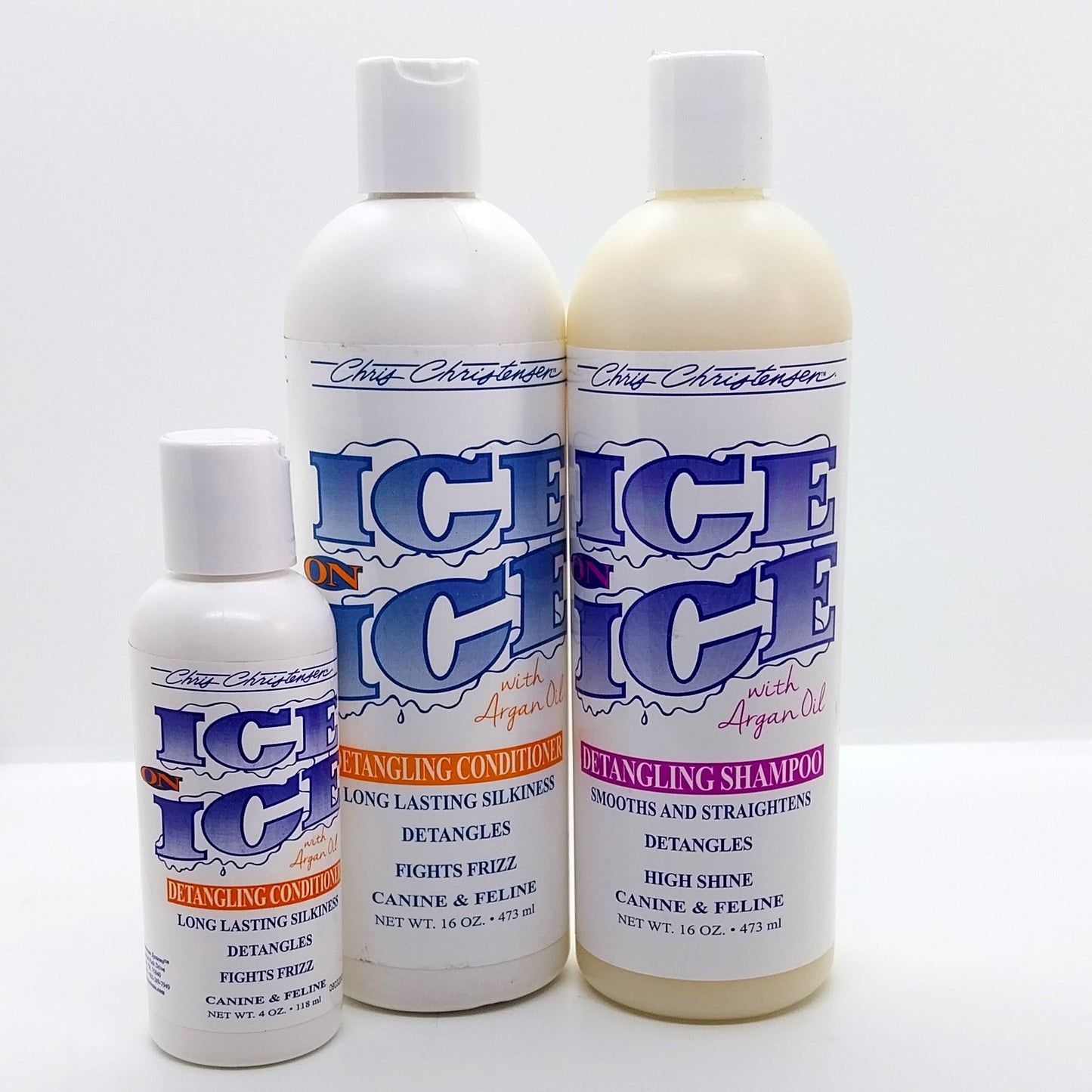 Chris Christensen Ice on Ice Detangling Shampoo/Conditioner, Entwirrungs Shampoo/Conditioner