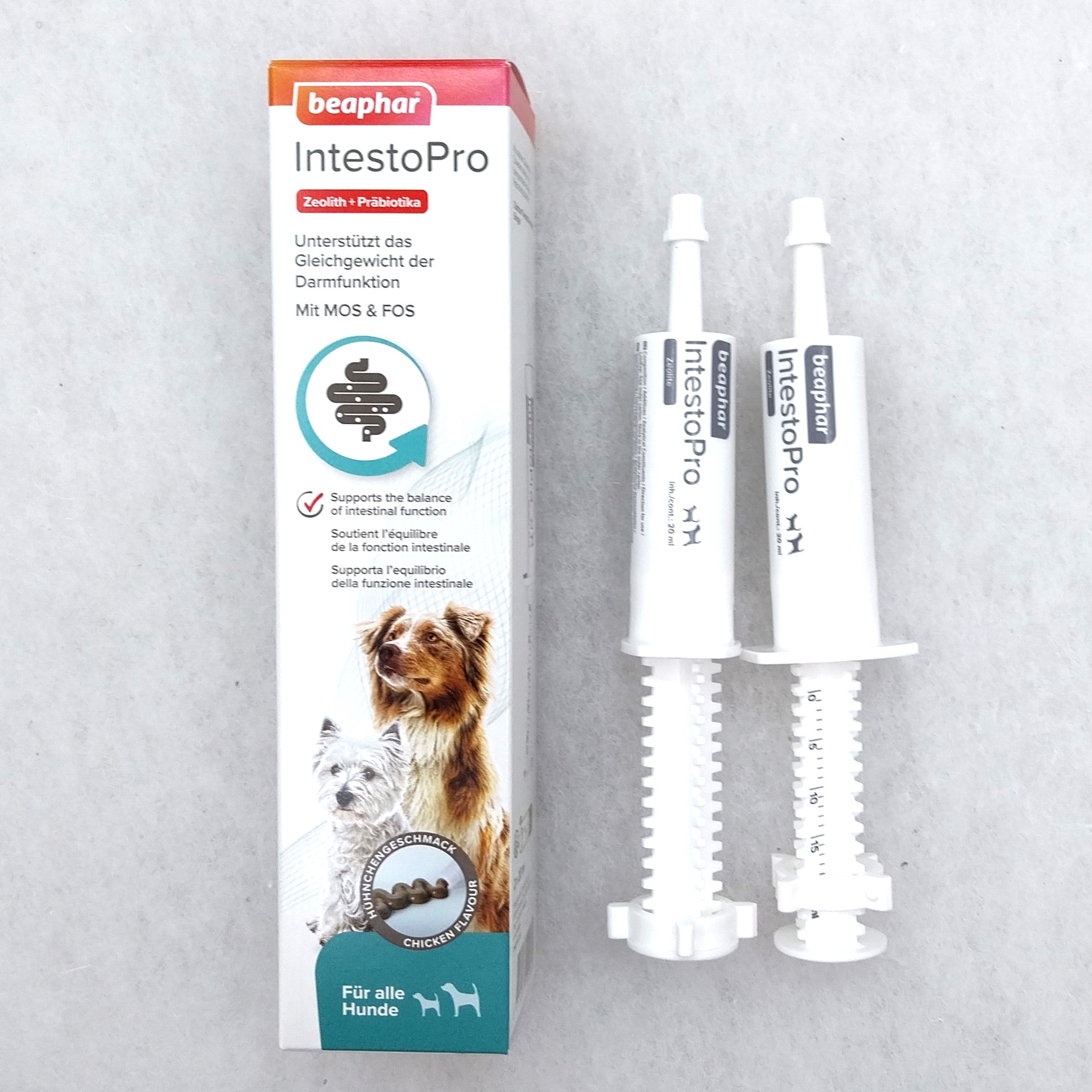 Beaphar IntestoPro Paste - Nachfolger von RETO - für Hunde, 2 x 20ml