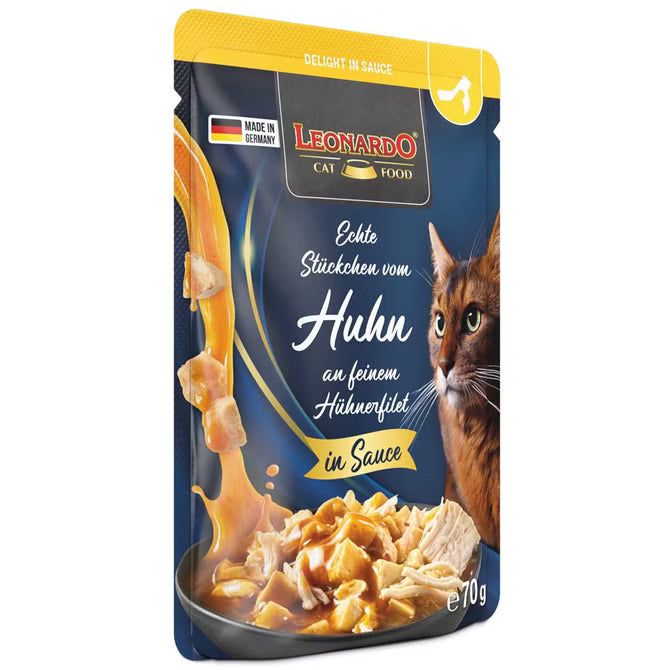 LEONARDO Delight in Sauce Huhn an feinem Hühnerfilet 70 g