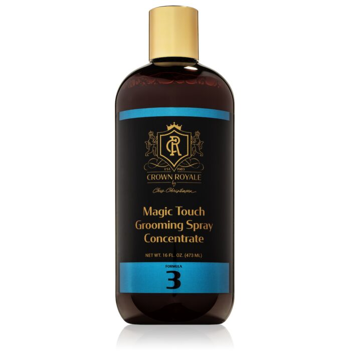 Crown Royale Magic Touch No.3 Grooming Spray Konzentrat, Ready-To-Use Grooming Spray 473 ml