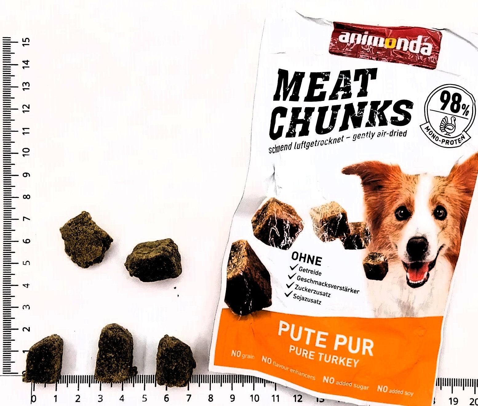 Animonda Meat Chunks Small, Belohnungssnack für ausgewachsene Hunde kleiner Rassen, 60 g