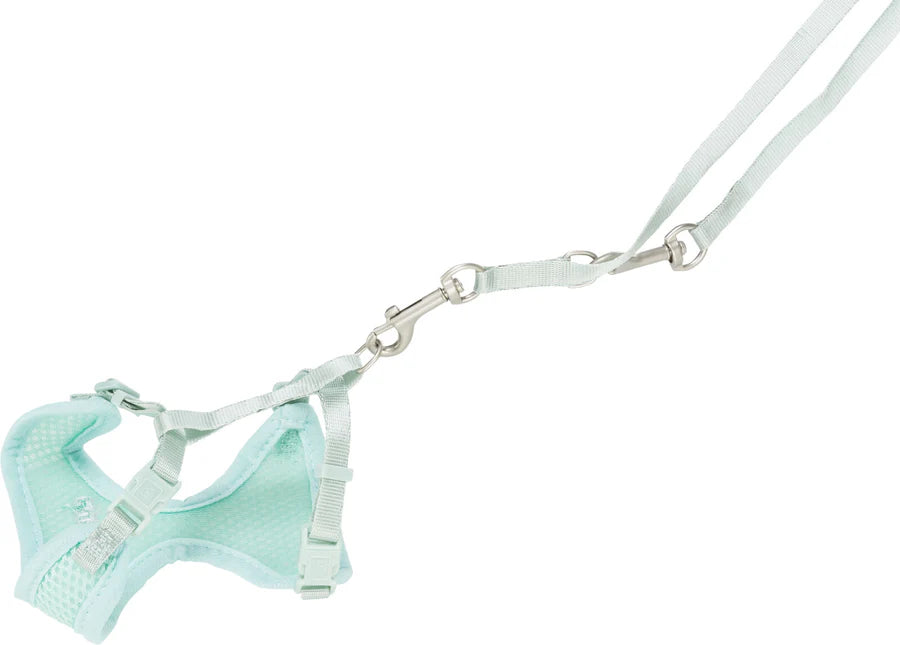 TRIXIE Junior Welpen-Softgeschirr mit Leine – Mesh, verstellbar