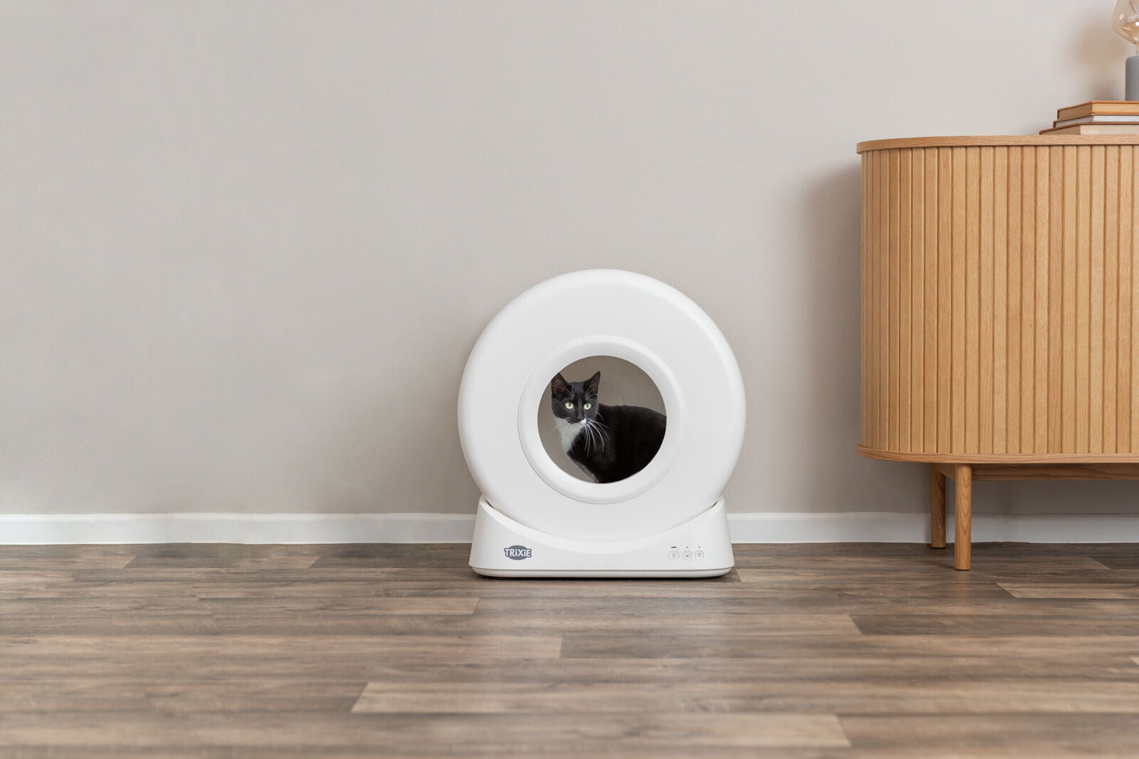 Trixie Smarte Katzentoilette mit App-Steuerung – Automatische Reinigung