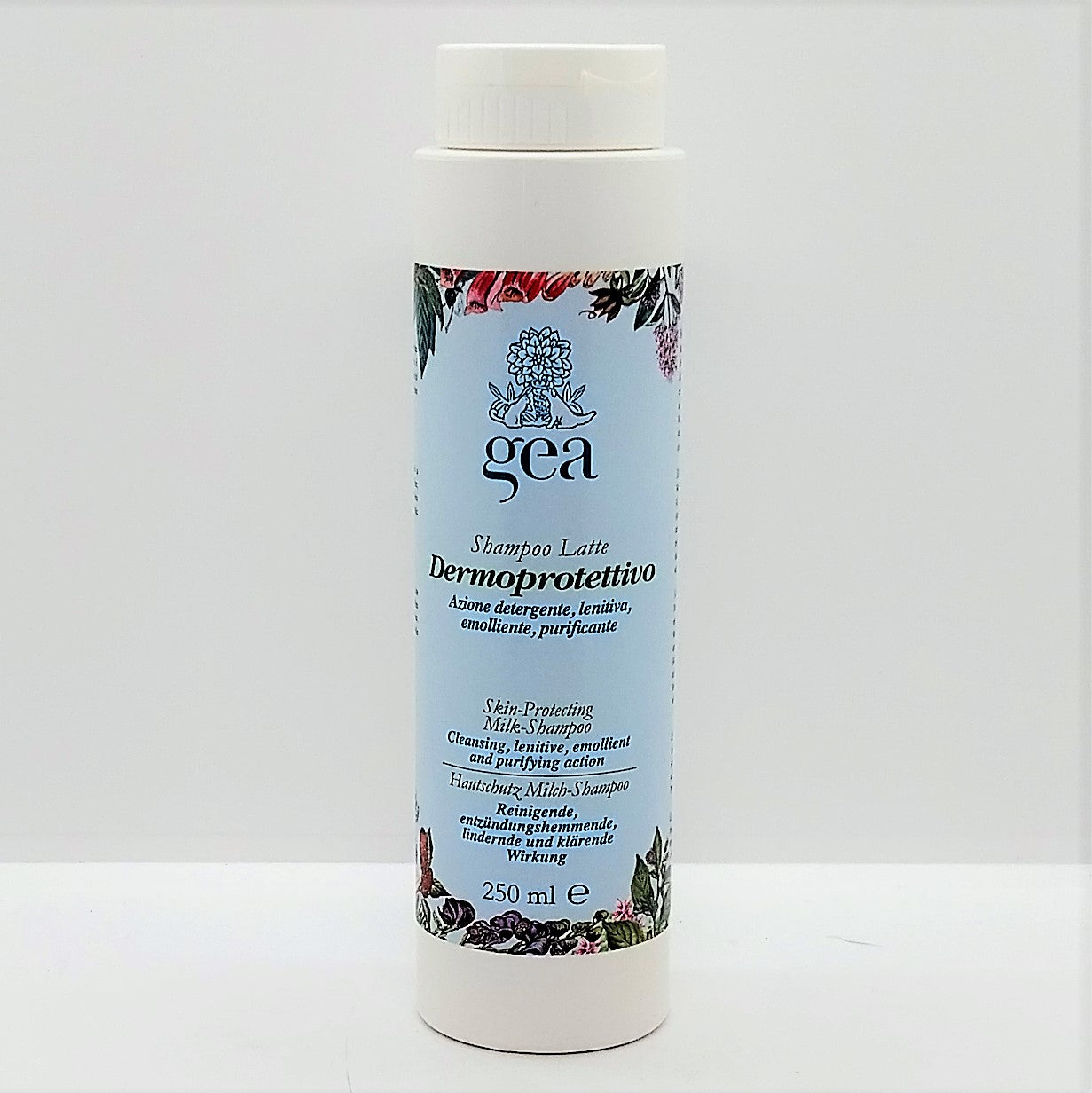 Baldecchi Gea Shampoo Latte Dermoprotettivo, Hautschutz Milch-Shampoo für Hunde und Katzen