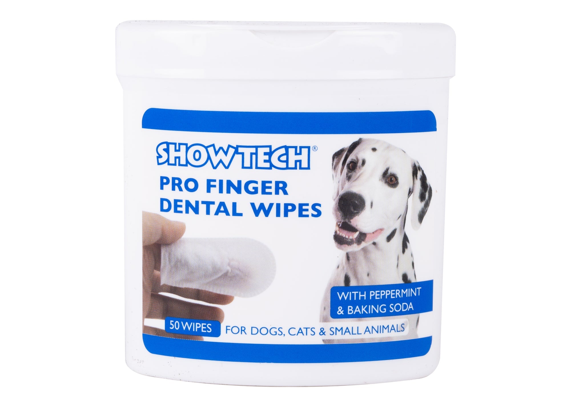 Show Tech Pro Zahnpflege-Fingertücher 50 Stück – Verpackung