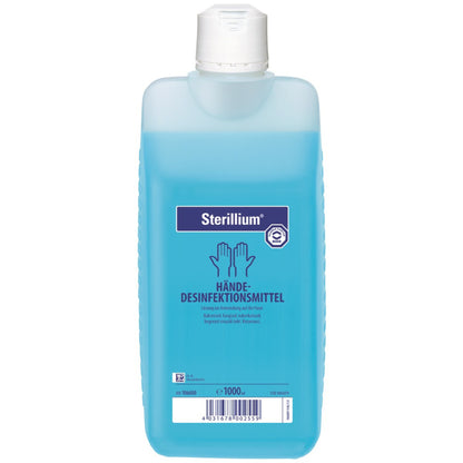 Sterillium classic pure Handdesinfektion, die farbstoff- und parfümfreie Variante von Sterillium