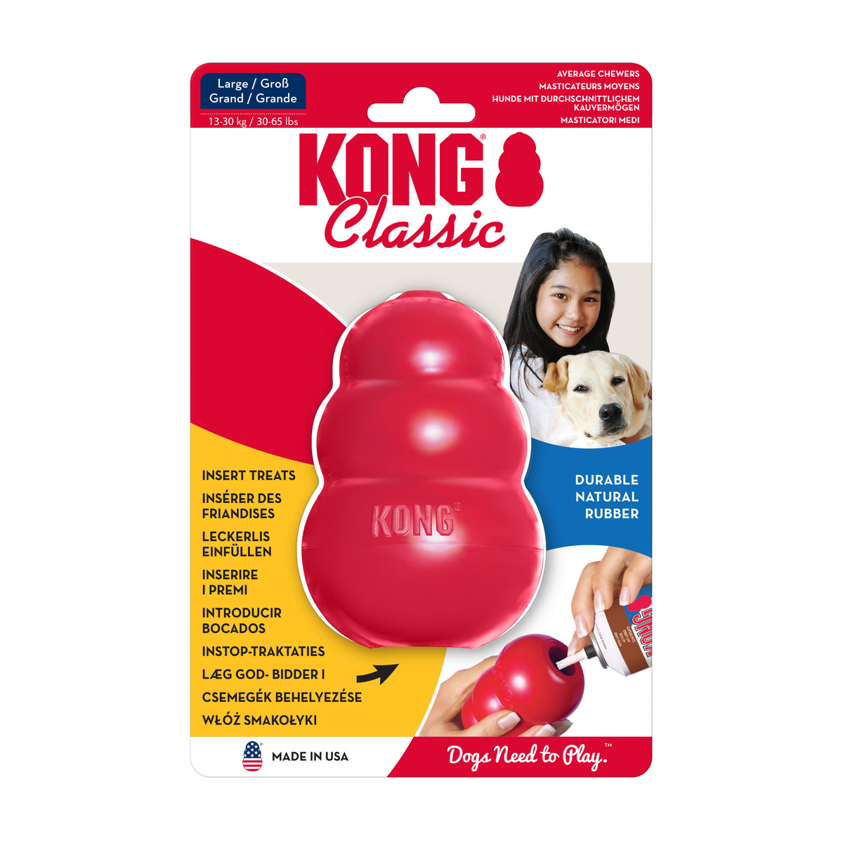 Coming soon - KONG Classic – Hundespielzeug aus Naturkautschuk