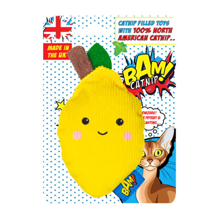 BAM! Catnip Lisa Lemon – Katzenspielzeug mit Katzenminze